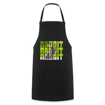 Hare - Cooking Apron - black - Front - AI Model Male 185 dark (185cm)