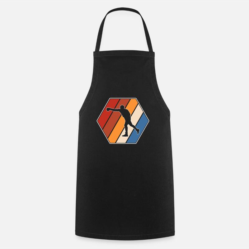 Boxe Rétro - Tablier de cuisine - noir