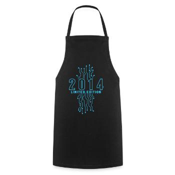 Birthday 2014 Gaming Limited Edition Gamer - Cooking Apron - black - Front - AI Model Male 185 dark (185cm)