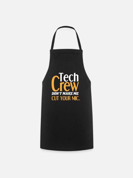 Theater Techniker Crew - Kochschürze - Schwarz