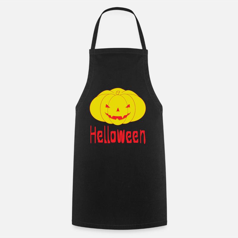 The Helloween - Cooking Apron - black