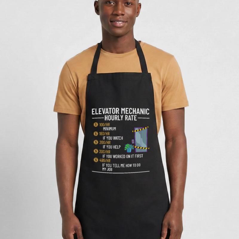 Elevator Elevator Technician Elevator Elevator Cooking Apron
