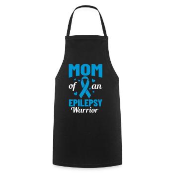 Epilepsy Convulsive disease Epileptic seizure - Cooking Apron - black - Front - AI Model Male 185 dark (185cm)