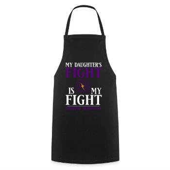 Epilepsy Convulsive disease Epileptic seizure - Cooking Apron - black - Front - AI Model Male 185 dark (185cm)