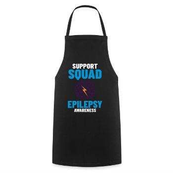 Epilepsy Convulsive disease Epileptic seizure - Cooking Apron - black - Front - AI Model Male 185 dark (185cm)