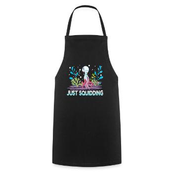 Poulpe Poulpe Tentacule de mer Poulpe Poulpe Poulpe Poulpe - Tablier de cuisine - noir - Devant - AI Model Male 185 dark (185cm)
