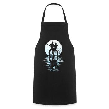 Dancers Dance Couple Dancing, Dance Rumba Fox Tango Salsa - Cooking Apron - black - Front - AI Model Male 185 dark (185cm)
