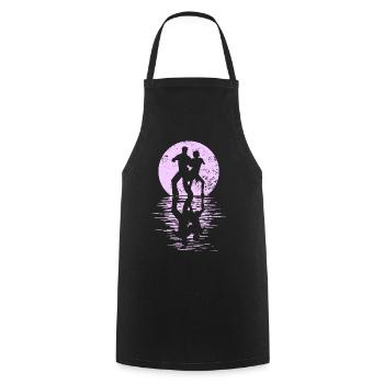 Dancers Dance Couple Dancing, Dance Rumba Fox Tango Salsa - Cooking Apron - black - Front - AI Model Male 185 dark (185cm)