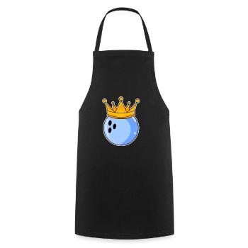 Bowling Men's Partner Look - Cooking Apron - black - Front - AI Model Male 185 dark (185cm)