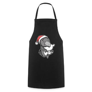 Corbeau Noël Sommeil Sommeil Sommeil Sommeil - Tablier de cuisine - noir - Devant - AI Model Male 185 dark (185cm)