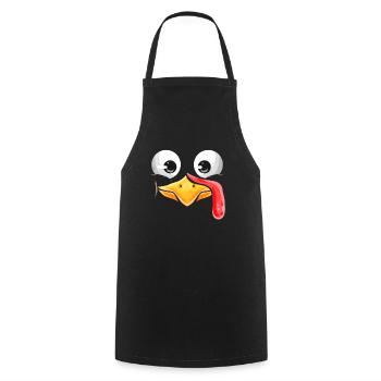 Thanksgiving - Cooking Apron - black - Front - AI Model Male 185 dark (185cm)