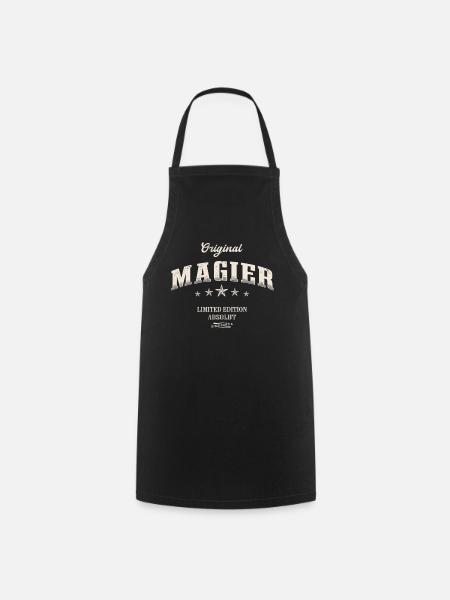 Magier Limited Edition Zauberer - Kochschürze - Schwarz