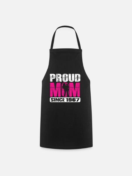 Proud Mom Since 1967 - Kochschürze - Schwarz