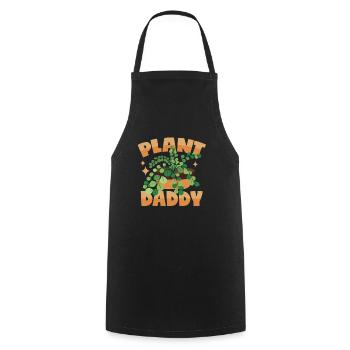 Plant Papa - Plant Daddy - Tablier de cuisine - noir - Devant - AI Model Male 185 dark (185cm)
