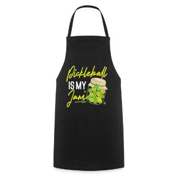 Pickleball Pickleball Is My Jam - Cooking Apron - black - Front - AI Model Male 185 dark (185cm)