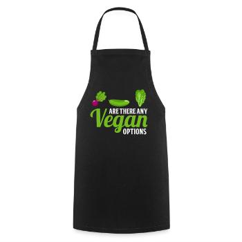 Existe-t-il des options végétaliennes - Vegan - Tablier de cuisine - noir - Devant - AI Model Male 185 dark (185cm)