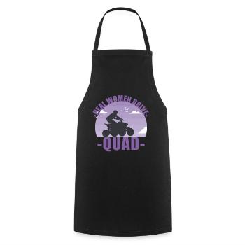 Quad Quad Rider Offroad Motorsport Cadeau - Tablier de cuisine - noir - Devant - AI Model Male 185 dark (185cm)