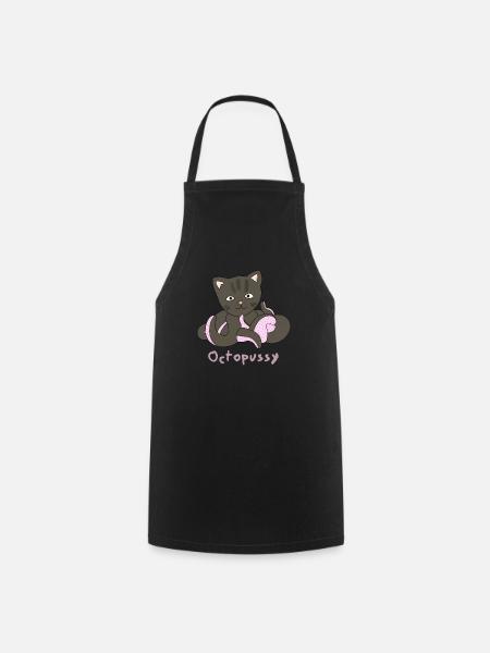 Octopussy - Kochschürze - Schwarz