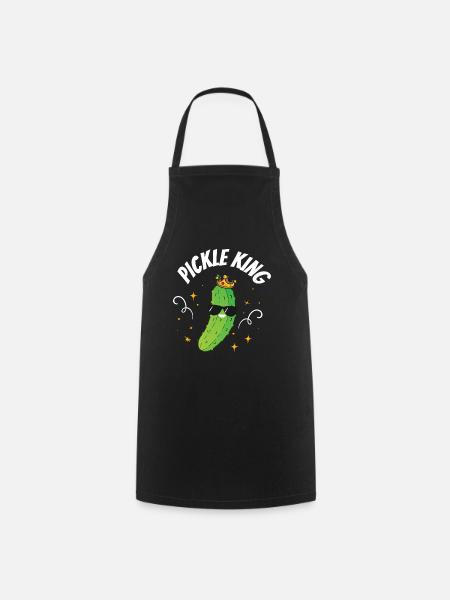 Roi des cornichons - Tablier de cuisine - noir