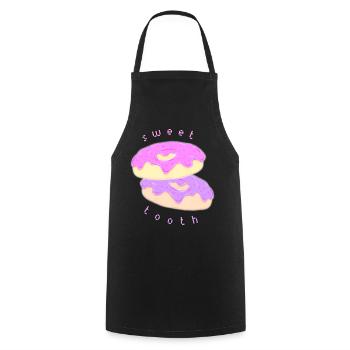 Sweet Tooth - Cooking Apron - black - Front - AI Model Male 185 dark (185cm)