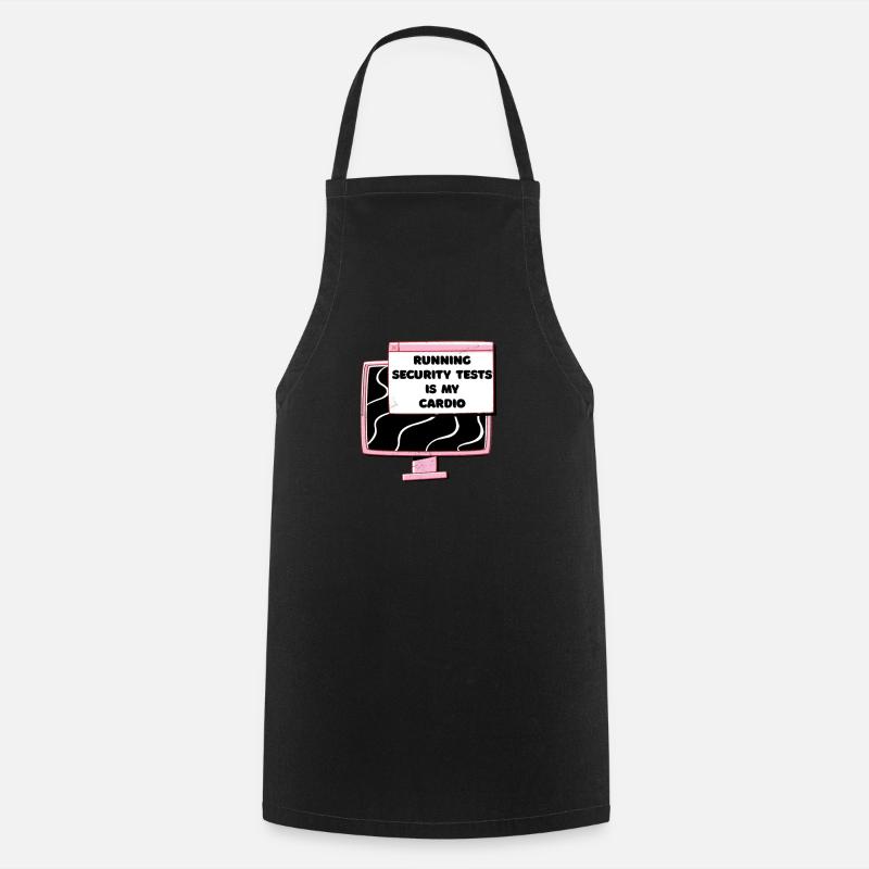 Cybersikkerhed - IT-sikkerhed Datalog - Forklæde - sort