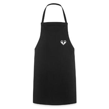 Perroquet Oiseau Amoureux Cœur Perroquet Oiseau Cockatiel Oiseau - Tablier de cuisine - noir - Devant - AI Model Male 185 dark (185cm)