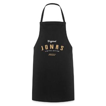 Jonas Limited Edition - Kochschürze - Schwarz - Vorne - AI Model Male 185 dark (185cm)