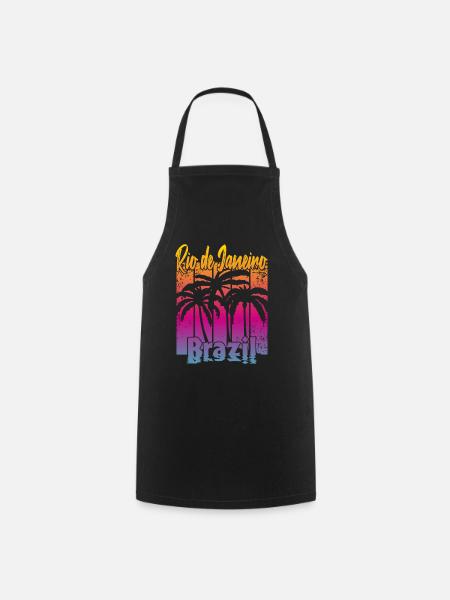 Rio de Janeiro Brazil - Kochschürze - Schwarz