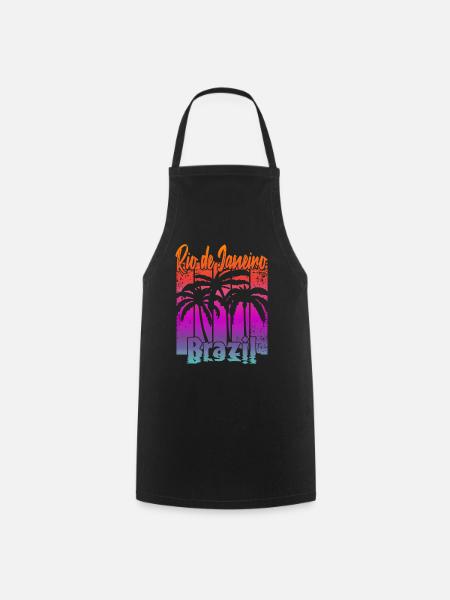 Rio de Janeiro Brazil - Kochschürze - Schwarz