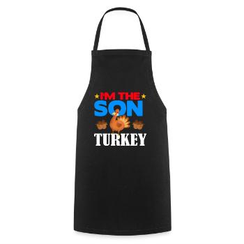 I'm the Son Turkey - Kochschürze - Schwarz - Vorne - AI Model Male 185 dark (185cm)