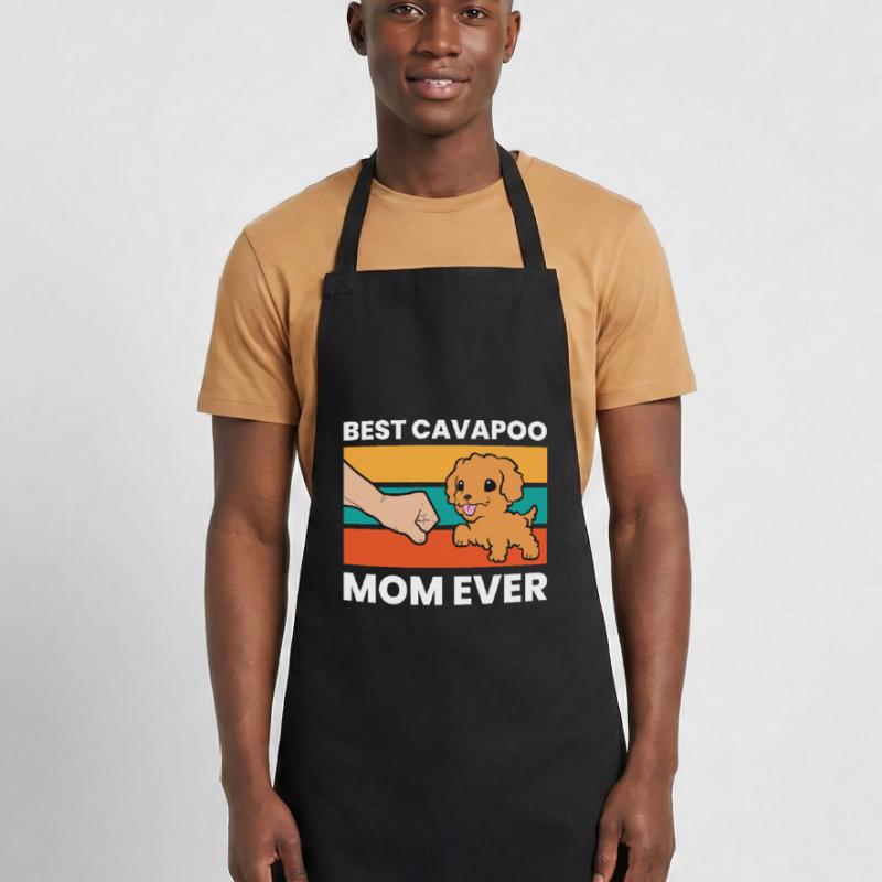 Cavapoo Dog Mama Cavoodle Best Cavapoo Mom Ever Cooking Apron