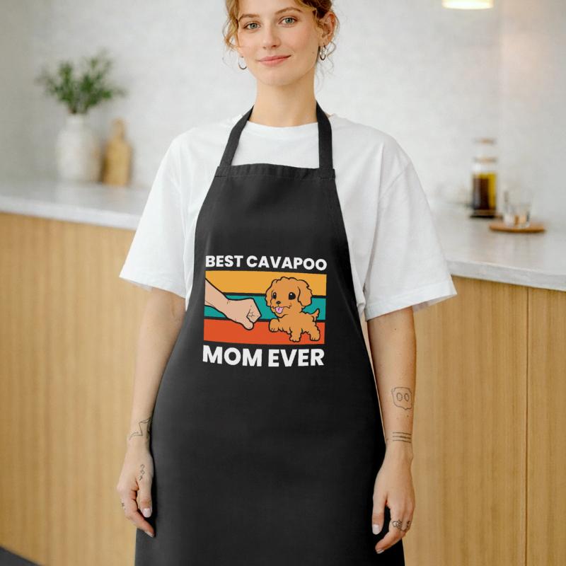 Cavapoo Dog Mama Cavoodle Meilleur Cavapoo Mama Tablier de cuisine