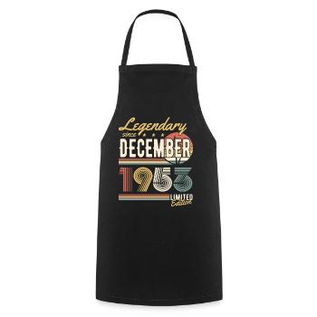 Légendaire depuis décembre 1953 Edition Limitée - Tablier de cuisine - noir - Devant - AI Model Male 185 dark (185cm)