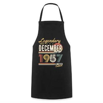 Legendary Since December 1957 Limited Edition - Kochschürze - Schwarz - Vorne - AI Model Male 185 dark (185cm)