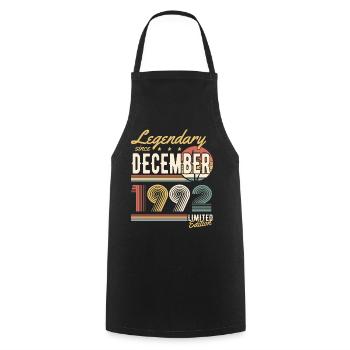 Légendaire depuis décembre 1992 Edition Limitée - Tablier de cuisine - noir - Devant - AI Model Male 185 dark (185cm)