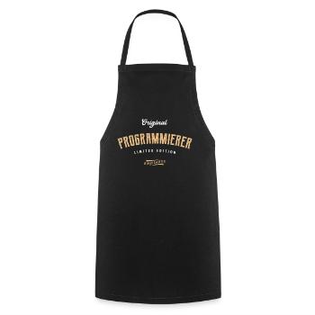 Programmierer Limited Edition - Kochschürze - Schwarz - Vorne - AI Model Male 185 dark (185cm)