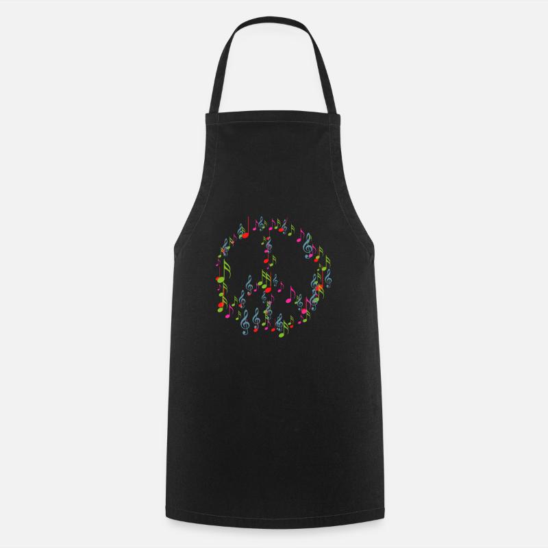 Hippy - Cooking Apron - black