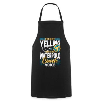 Water Polo Coach Vintage I'm Not - Cooking Apron - black - Front - AI Model Male 185 dark (185cm)