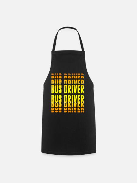 Busfahrer Design - Kochschürze - Schwarz
