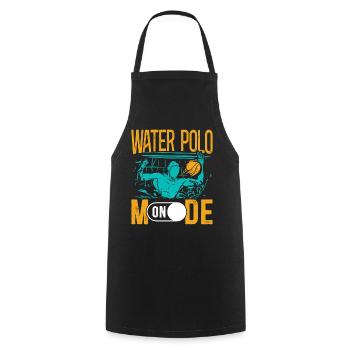 Water Polo Water Polo Mode On - Cooking Apron - black - Front - AI Model Male 185 dark (185cm)