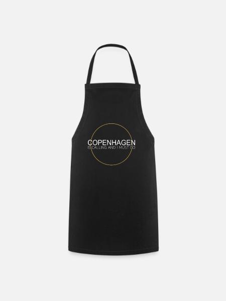 Copenhagen Saying - Cooking Apron - black
