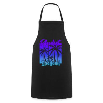 Phuket Thailand Sonnenuntergang - Kochschürze - Schwarz - Vorne - AI Model Male 185 dark (185cm)