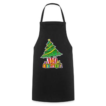 WeihnachtenKino Serie Filme anschauen - Kochschürze - Schwarz - Vorne - AI Model Male 185 dark (185cm)