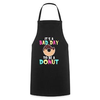 Its A Bad Day To Be A Donut - Kochschürze - Schwarz - Vorne - AI Model Male 185 dark (185cm)