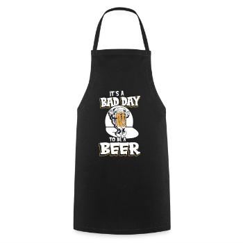 Its A Bad Day To Be A Beer - Kochschürze - Schwarz - Vorne - AI Model Male 185 dark (185cm)