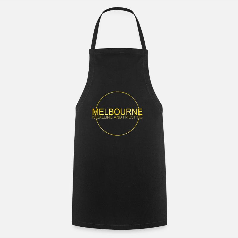 Citation de Melbourne - Tablier de cuisine - noir