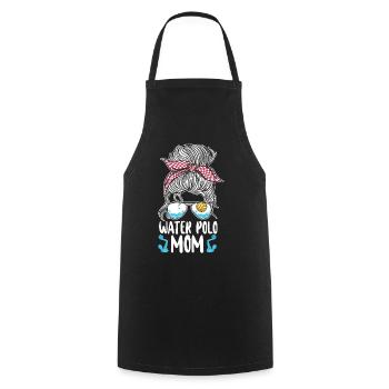 Water Polo Mom Sunglasses Water - Cooking Apron - black - Front - AI Model Male 185 dark (185cm)