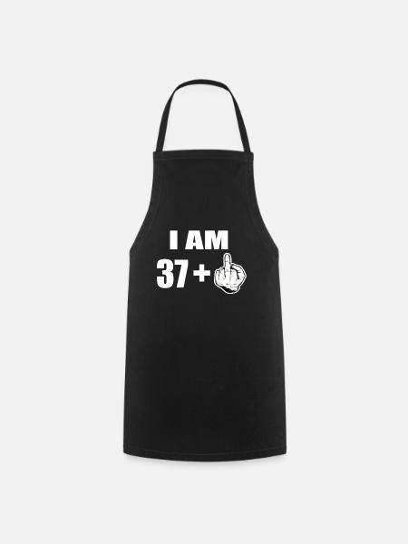 38e anniversaire - Tablier de cuisine - noir