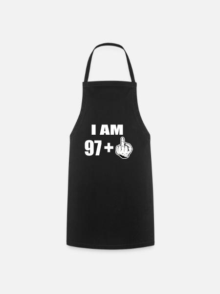 98e anniversaire - Tablier de cuisine - noir