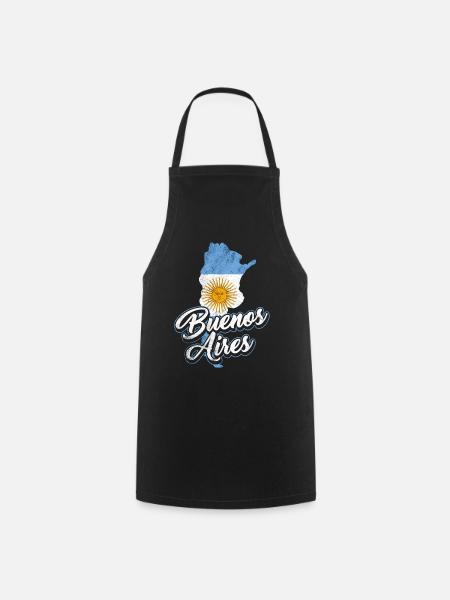 Buenos Aires Argentine - Tablier de cuisine - noir